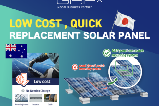 GBP K.K. Surpasses 20,000 Replacement Solar Panels Supplied in Australia
