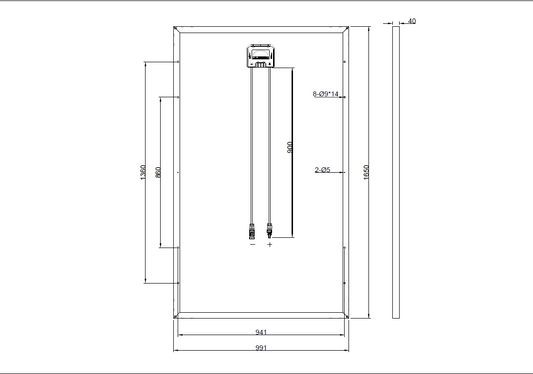 GBP300M2-M | Panneau de remplacement pour XLM60-300L