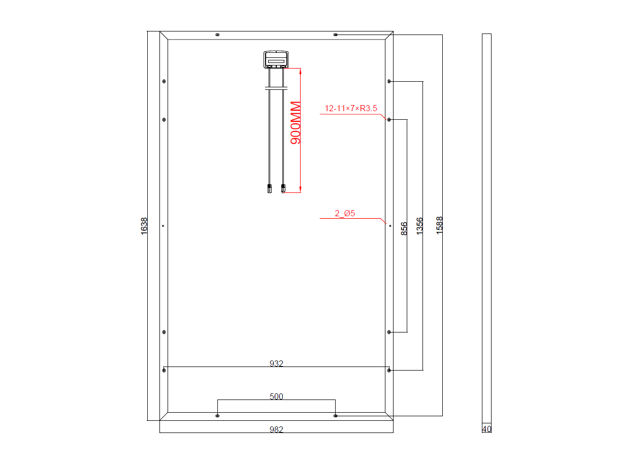 GBP245P-60 | Replacement panel for CS6P-245P