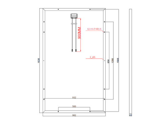 Ersatzpanel für CS6P-255P