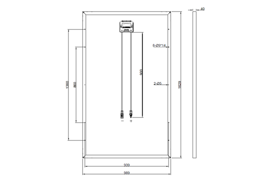 Ersatzpanel für GTEC-255G6M6A
