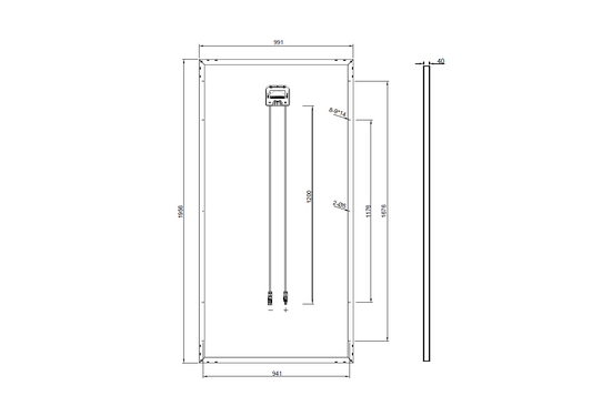 Ersatzpanel für JKM345M-72-J