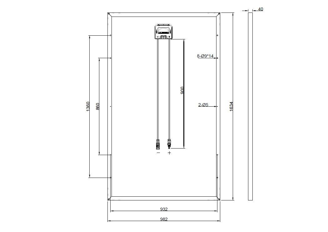 GBP260P-60PA | Replacement panel for LN240(30)P-3-260
