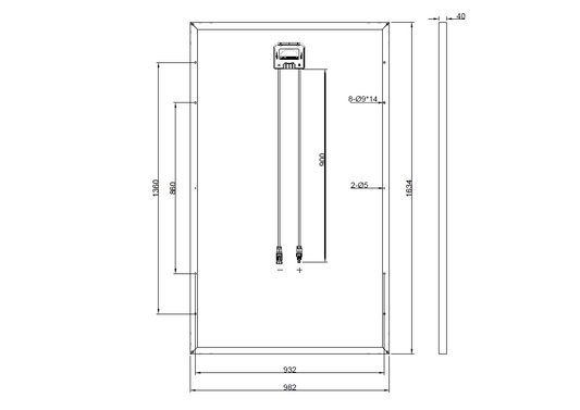 Ersatzpanel für LN240(30)P-3-260