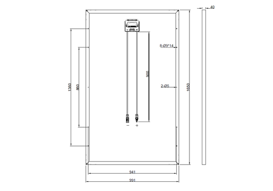 Ersatzpanel für NER660M310