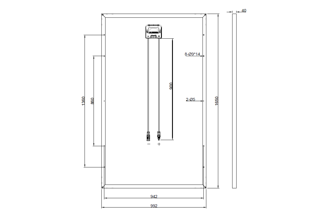 GBP265P-60PS | Replacement panel for JKM265P-60-J