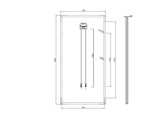 GBP300P-72 | Panneau de remplacement pour HSL72P6-PB1-300