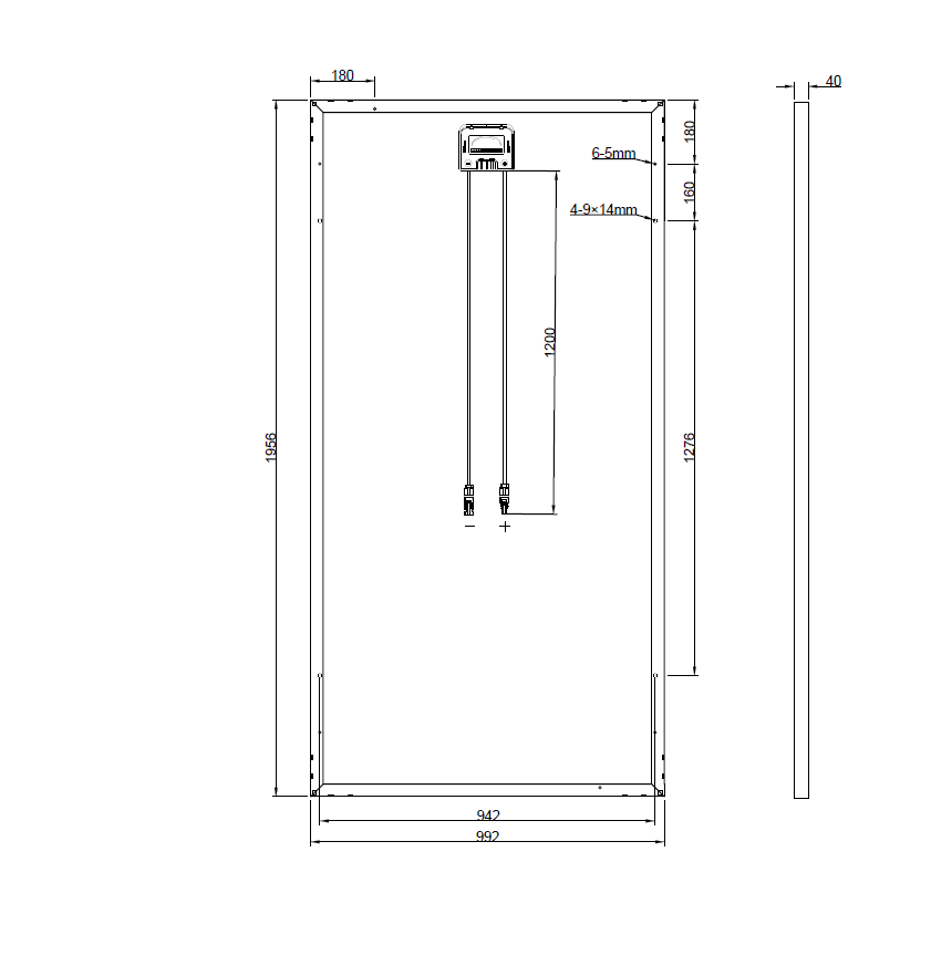GBP300P-72 | Replacement panel for TSM-300PC14A