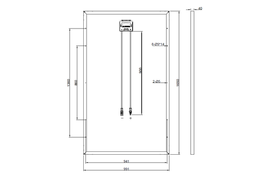 GBP270G1-M | Painel de reposição para NERP156 x 156-60-P SI 270W