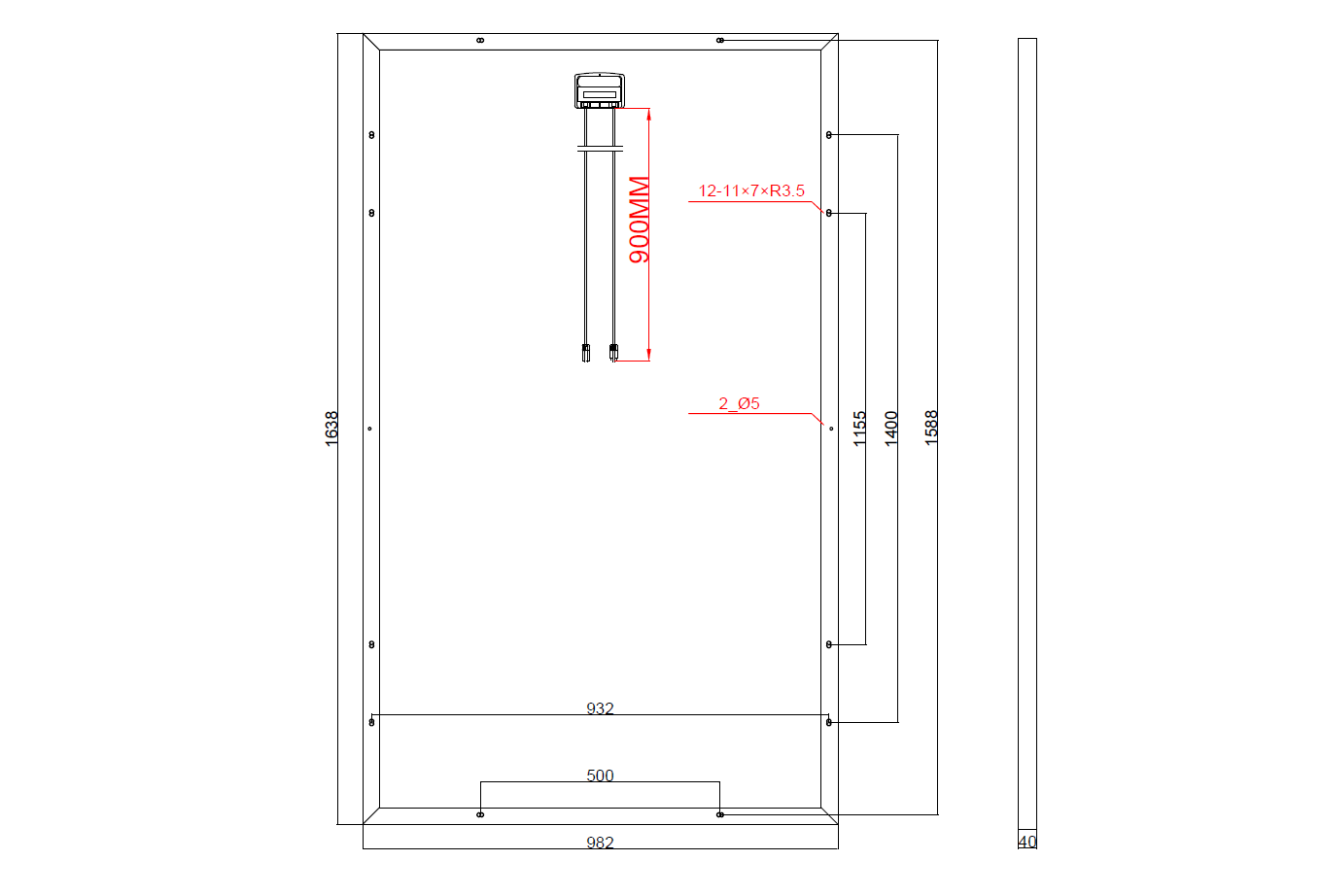 GBP240P-60 | Replacement panel for CS6P-240P