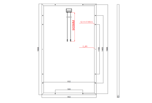 Ersatzpanel für CS6P-240P