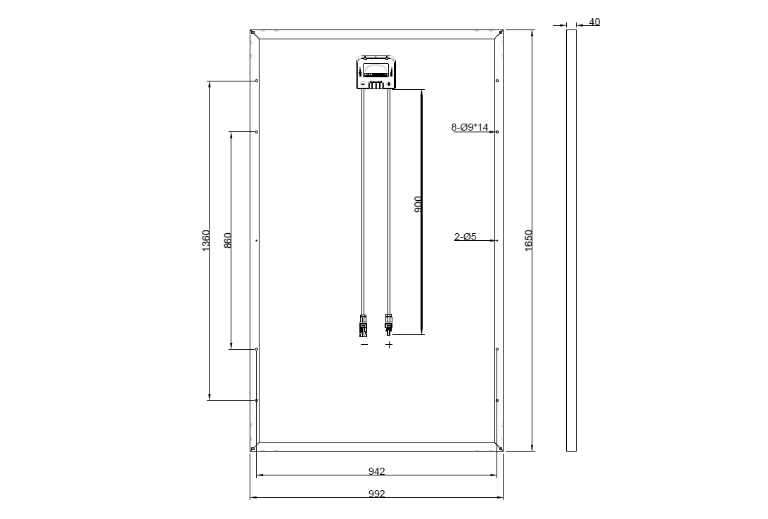 GBP310G1-M | Replacement panel for JKM310M-60-J