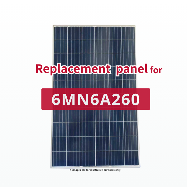 GBP260P-60PA | Panel de reemplazo para 6MN6A260