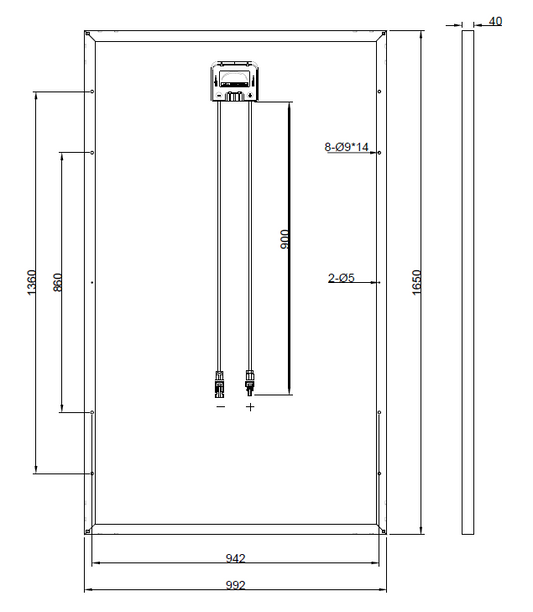 GBP265P-60PS | Painel de reposição para JKM265PP-60J