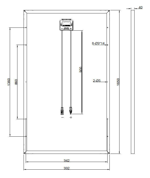 GBP250P-60PND | Replacement panel for KD-T250