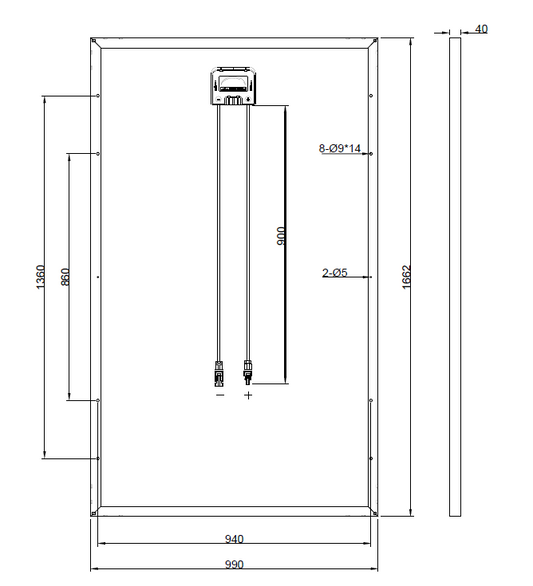 GBP260P-60PA | Painel de reposição para KK260P-3CD3CG
