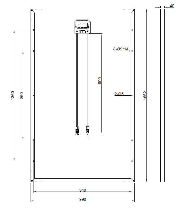 GBP270G1-M | Replacement panel for KK270P-3CD3CG