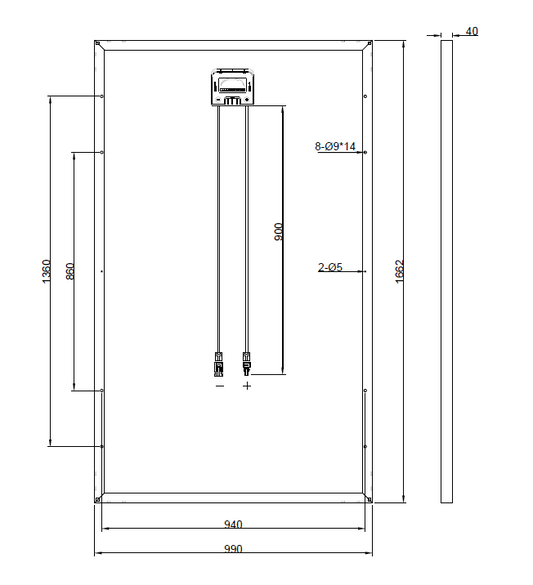 GBP280G1-M | Painel de reposição para KK280P-3CD-3CG