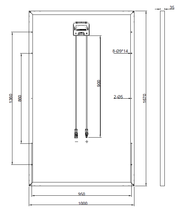 GBP260P-60PA | Replacement panel for HSL60P6-PC-1-260