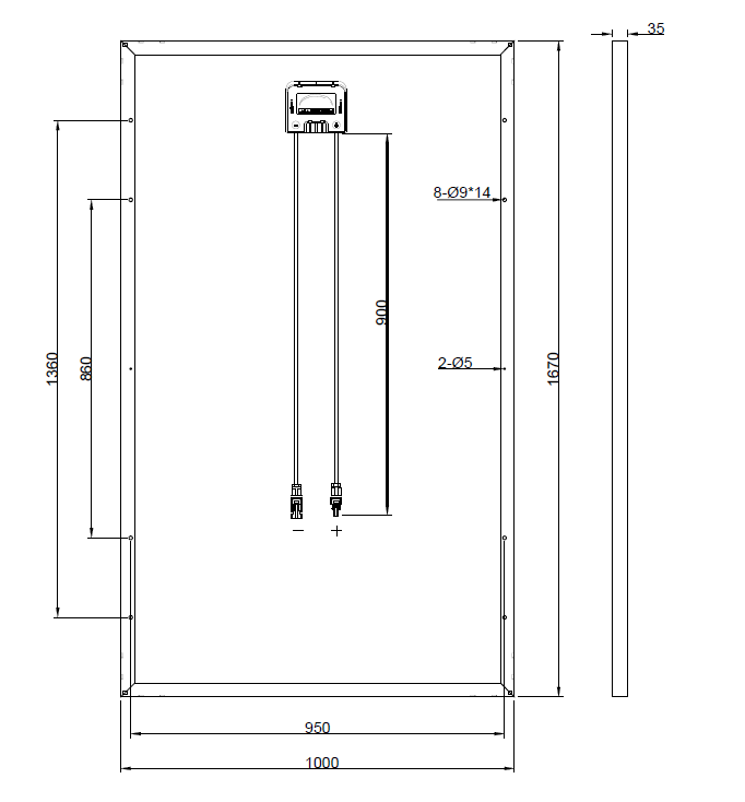 GBP285M-60 | Replacement panel for Q.PLUS BFR-G4.1