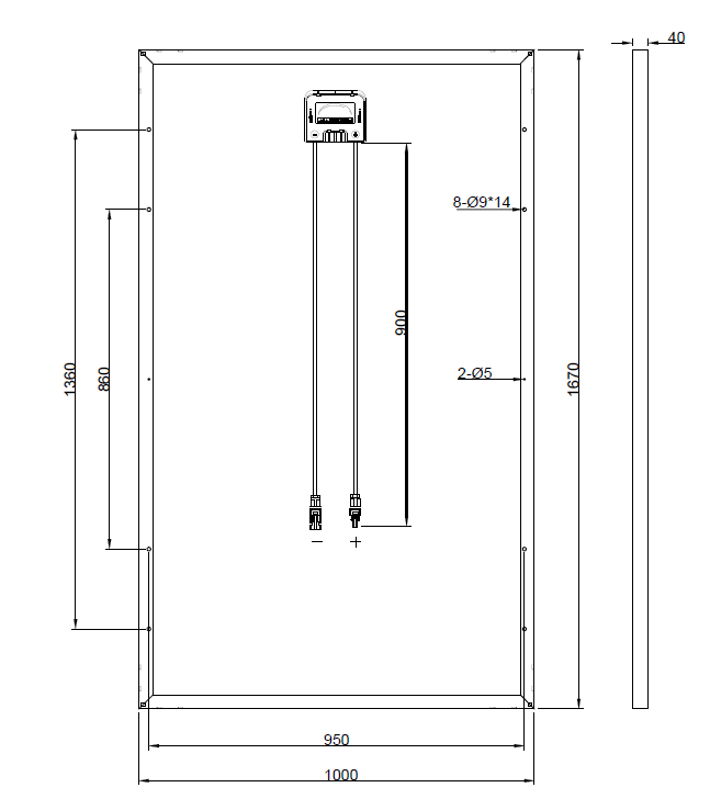 GBP245P-60 | Replacement panel for Q.PRO-G2 245