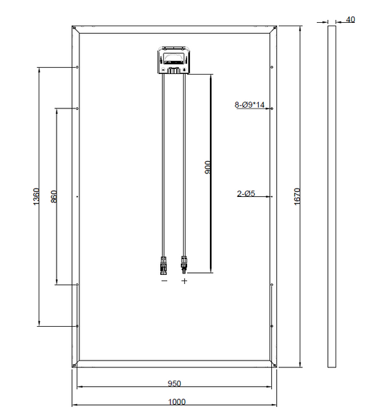 Ersatzpanel für Q.PRO-G2 245