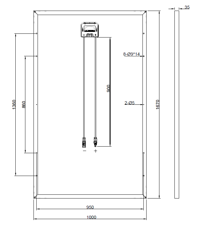 GBP260P-60PA | Replacement panel for Q.PRO-G3 260