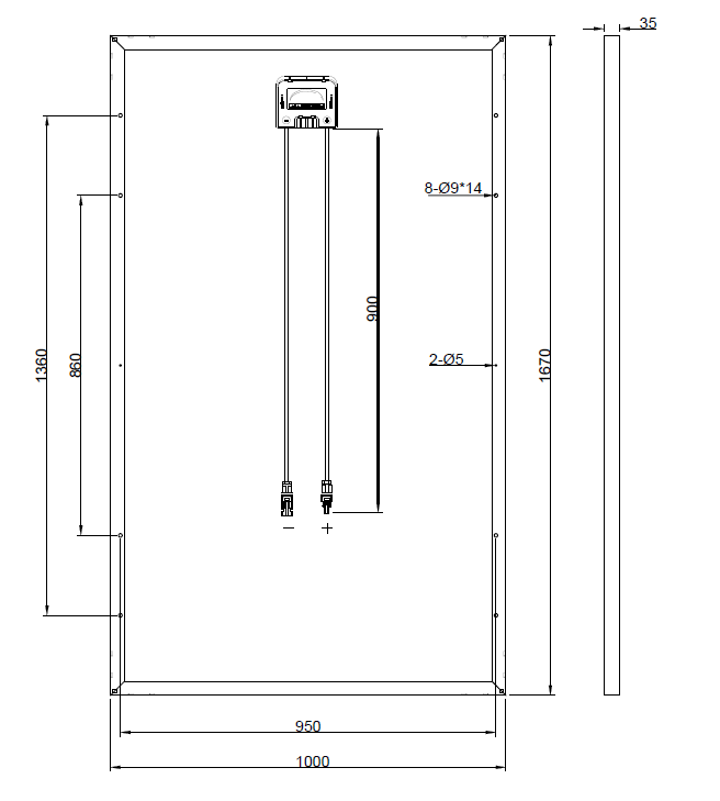 GBP265P-60PS | Replacement panel for Q.PRO-G4.1 265