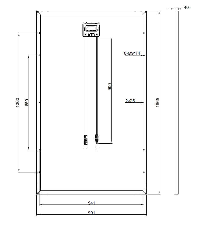Ersatzpanel für REC260PE
