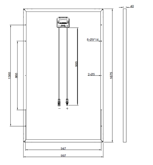 Ersatzpanel für REC290TP2