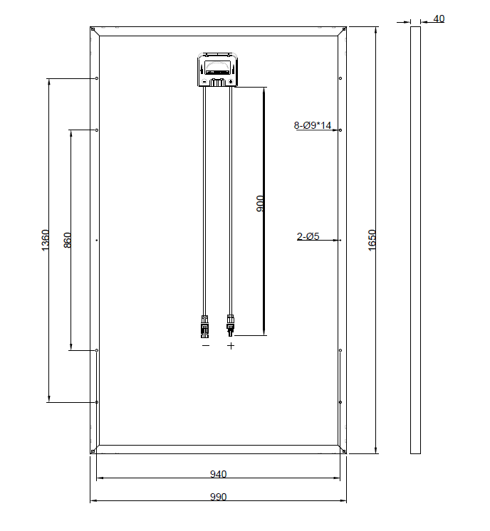 GBP260P-60PA | Replacement panel for SN260P-10