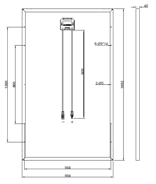 Ersatzpanel für ND-245FB