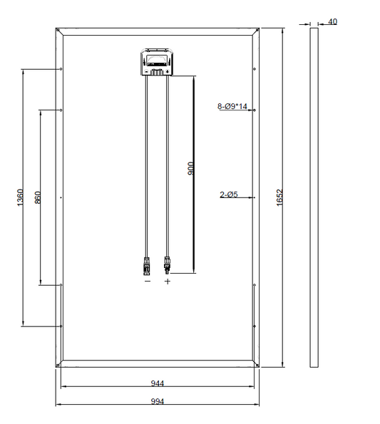 GBP265P-60PS | Panneau de remplacement pour ND-265MB