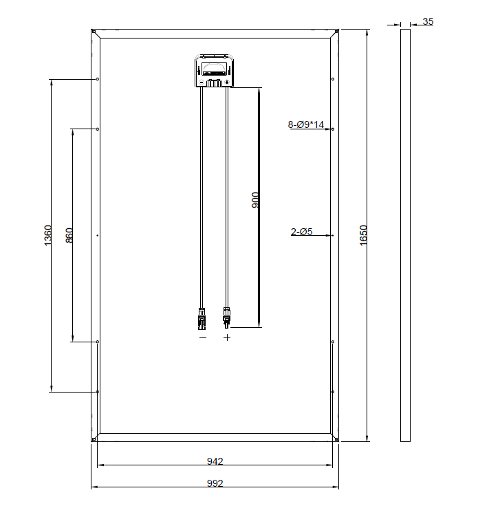 GBP265P-60PS | Replacement panel for TSM-265PD05