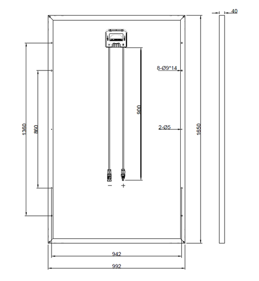 GBP275G1-M | Panneau de remplacement pour YL275D-30b