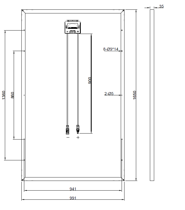 GBP315M2-M | Replacement panel for JAM60S01-315PR