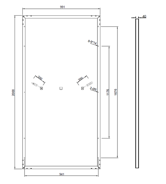 Ersatzpanel für JAM72S03-385PR