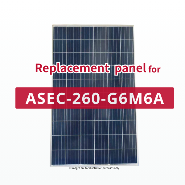 GBP260P-60PA | Replacement panel for ASEC-260-G6M6A