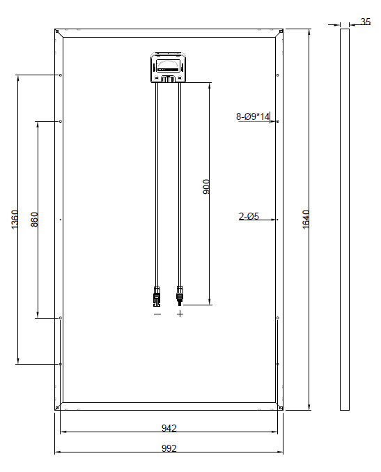 GBP275G1-M | Replacement panel for CSUN275-60P
