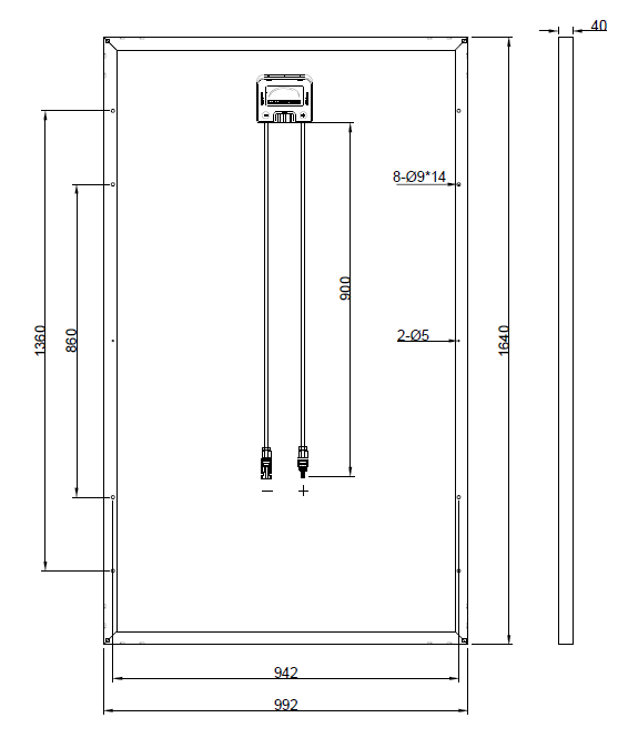 GBP245P-60 | Replacement panel for DXPVM 245 P6C-30