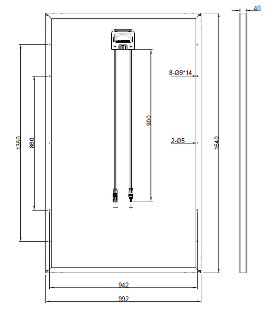 Ersatzpanel für DXPVM 250 P6C-30