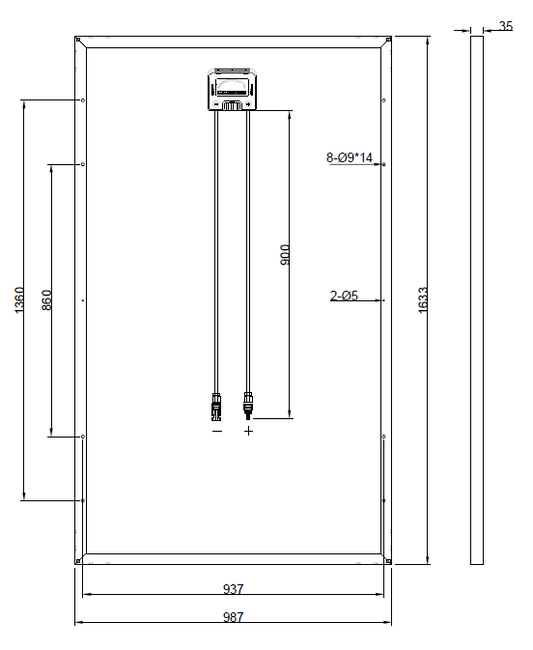 GBP250P-60PND | Panneau de remplacement pour MBSL eLITE 60 Series 250W