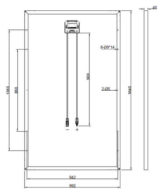 Ersatzpanel für JC260M-24Bb