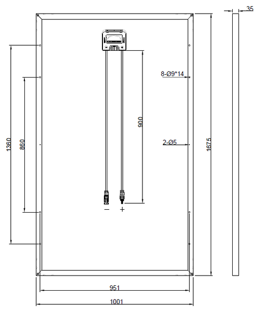 GBP250P-60PND | Ersatzpanel für SW 250POLY