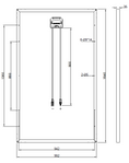 Charger l'image dans la visionneuse de la galerie, GBP260P-60PA | Panneau de remplacement pour STP260S-20Wd
