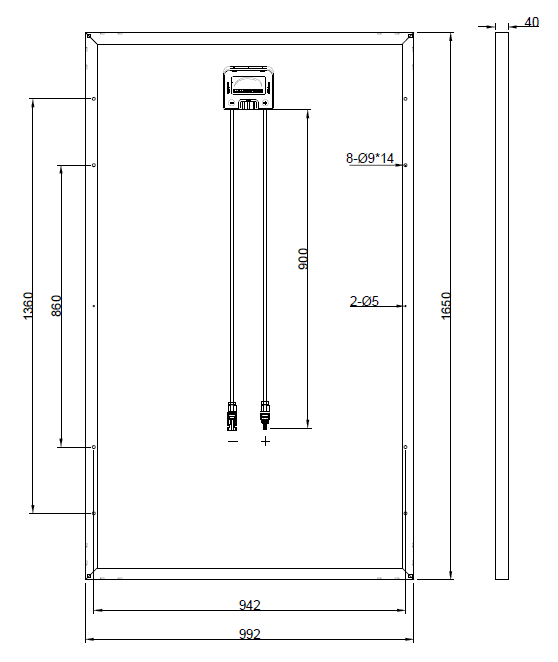 GBP250P-60PND | Replacement panel for ZDNY-250P60
