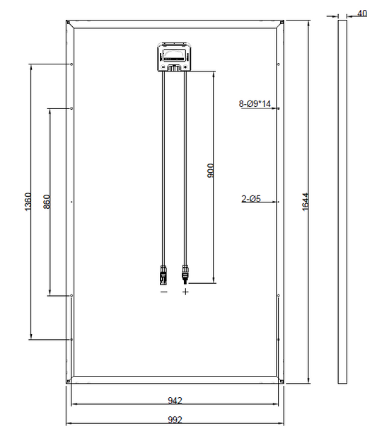 GBP255PA-P | Ersatzpanel für WEST60P-2553DG