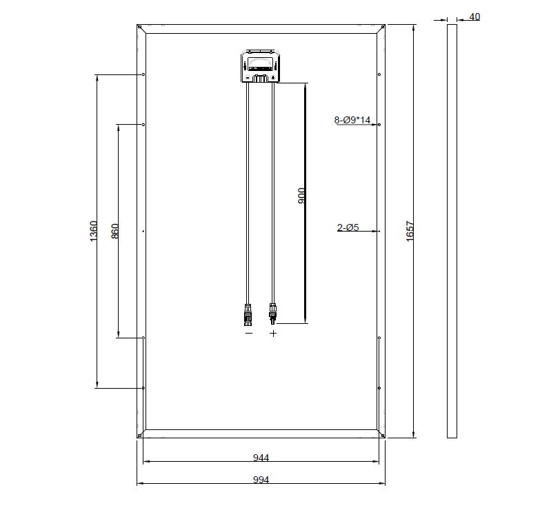 GBP260P-60PA | Panel de reemplazo para PV-MB2600KFS