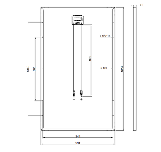 GBP260P-60PA | Ersatzpanel für PV-MB2600KFS