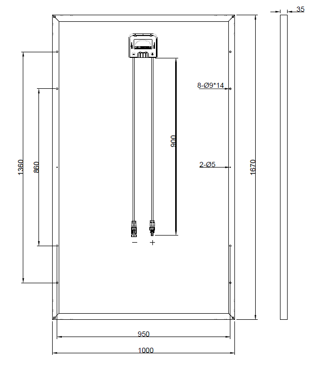GBP305G1-M | Replacement panel for Q.PEAK-G4.1 305